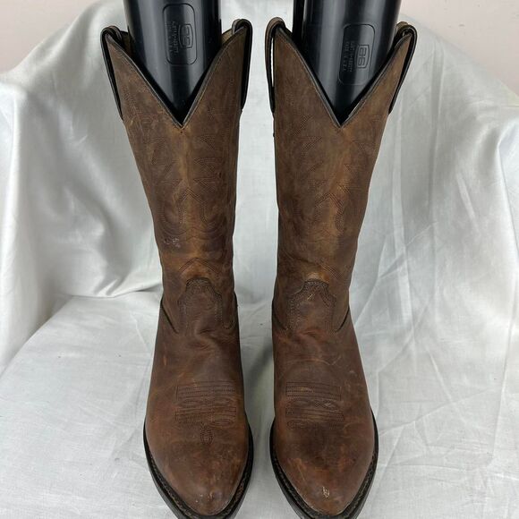 Durango Women's Boot RD4112 Tan Distress Leather Size 7.5 M - Picture 4 of 8